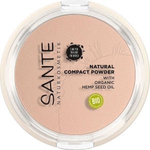 Sante Natural Compact Powder naturalny puder prasowany 01 Cool Ivory 9g 1