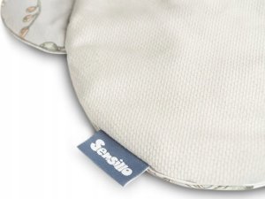 Sensillo KOMPLET DO WÓZKA VELVET LILIA SZARY 2