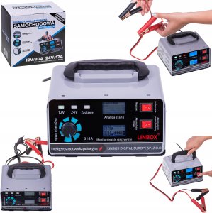 Linbox Prostownik samochodowy 12/24V Linbox 6