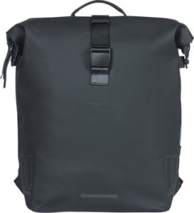Basil Plecak/Sakwa rowerowa BASIL SOHO BACKPACK NORDLICHT17L, mocowanie na haki Hook-On System, wodoodporny poliester, oświetlenie, night black (NEW 2024) 3