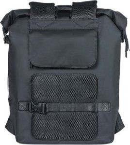 Basil Plecak/Sakwa rowerowa BASIL SOHO BACKPACK NORDLICHT17L, mocowanie na haki Hook-On System, wodoodporny poliester, oświetlenie, night black (NEW 2024) 5