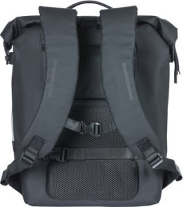 Basil Plecak/Sakwa rowerowa BASIL SOHO BACKPACK NORDLICHT17L, mocowanie na haki Hook-On System, wodoodporny poliester, oświetlenie, night black (NEW 2024) 8