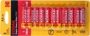 Kodak Baterie Kodak AA (R6) - duże paluszki 11szt. 2