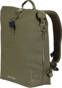 Basil Plecak/Sakwa rowerowa BASIL SOHO BACKPACK NORDLICHT17L, mocowanie na haki Hook-On System, wodoodporny poliester, oświetlenie, moss green (NEW 2024) 3