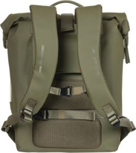 Basil Plecak/Sakwa rowerowa BASIL SOHO BACKPACK NORDLICHT17L, mocowanie na haki Hook-On System, wodoodporny poliester, oświetlenie, moss green (NEW 2024) 4