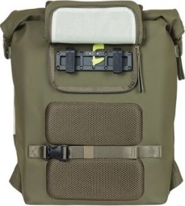Basil Plecak/Sakwa rowerowa BASIL SOHO BACKPACK NORDLICHT17L, mocowanie na haki Hook-On System, wodoodporny poliester, oświetlenie, moss green (NEW 2024) 6