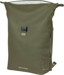 Basil Plecak/Sakwa rowerowa BASIL SOHO BACKPACK NORDLICHT17L, mocowanie na haki Hook-On System, wodoodporny poliester, oświetlenie, moss green (NEW 2024) 7