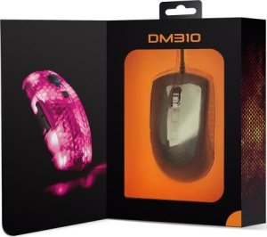 Mysz Deltaco Deltacoimp Pusiau permatoma DELTACO GAMING žaidimų pelė, DM310, RGB, itin lengva, juoda / GAM-144 6