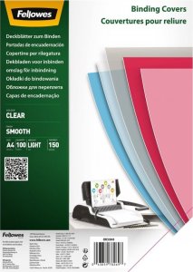 Fellowes Okładki do bindowania Smooth A4/150µm przezroczyste (100) 1