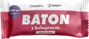 LullaLove Yaami Baton z kolagenem (malina, migdał) 33g 1