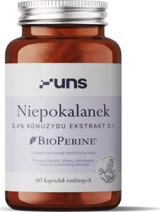 UNS UNS Niepokalanek 0,4% Agnuzydu Ekstrakt 5:1 60vegcaps 1