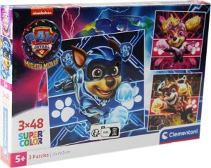 Clementoni Puzzle 3x48el SuperColor square Psi Patrol PAW PATROL MIGHTY MOVIE 25303 2