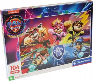 Clementoni Clementoni Puzzle 104el Super Psi Patrol PAW PATROL MIGHTY MOVIE 27236 1