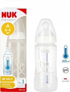 NUK NUK BUTELKA 300ML SMOCZ 0-6M BIA FC 10741926 1/6 1