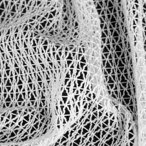 Eurofirany Firana na przeotkach o strukturze siatki eko ATENA 140X260 biała 6