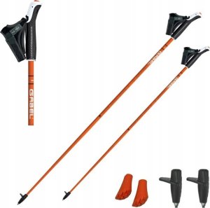 Gabel Gabel X-1.35 Fiksuoto ilgio šiaurietiškojo ėjimo lazdos 120cm, Oranžinė 1