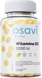 Osavi OSAVI Witamina D3 2000 IU 60gummies Lemon 1