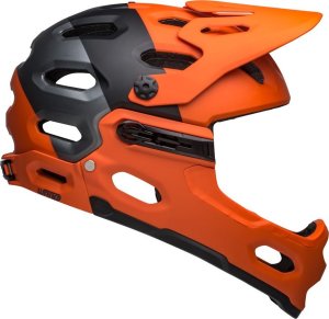 Bell Kask full face BELL SUPER 3R Rozmiar kasku: S(52-56cm), Wybierz kolor: Matte Dark Green Infrared 19