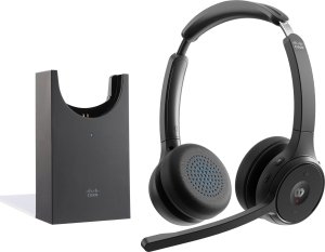 Słuchawki Cisco Cisco Headset 722 - Headset - On-Ear - Bluetooth - kabellos - Carbon Black - mit Ladestation - Cisco Webex Certified 1