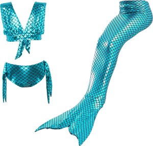 Master Kostium Syrenki Strój Kąpielowy Ariel 150 cm 1