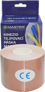 Master Taśma Kinezjologiczna MASTER 5 cm x 5 m Brązowa 1