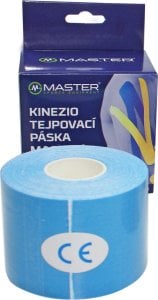 Master Taśma Kinezjologiczna MASTER 5 cm x 5 m Niebieska 1