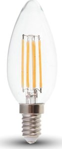 V-TAC Żarówka LED V-TAC 4W Filament E14 Świeczka VT-1986 4000K 400lm 1