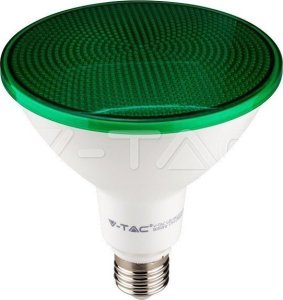 V-TAC Żarówka LED V-TAC 17W PAR38 E27 IP65 VT-1227 Kolor Zielony 1300lm 1