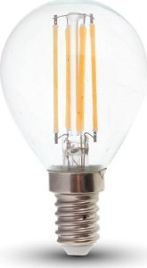 V-TAC Żarówka LED V-TAC 4W Filament E14 P45 Kulka VT-1996 3000K 400lm 1