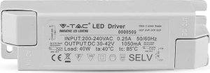 V-TAC Zasilacz do Paneli LED 40W 1050mA DC:30-42V V-TAC 1