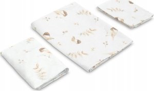 Sensillo KOMPLET POŚCIEL 2 EL.+ PRZEŚCIERADŁO WRÓBELEK 100X135 CM 2