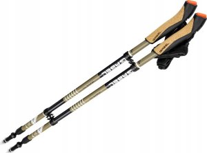 Gabel Gabel Stretch Lite Reguliuojamos šiaurietiškojo ėjimo lazdos, 75-130 cm, smėlio spalva 7