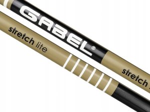Gabel Gabel Stretch Lite Reguliuojamos šiaurietiškojo ėjimo lazdos, 75-130 cm, smėlio spalva 8