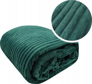 kontrast Koc miękki narzuta LEA 150X200 c. zielony 2
