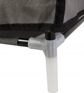 kontrast Solidna szafa tekstylna garderoba na ubrania 170cm szara 14