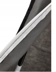 kontrast Solidna szafa tekstylna garderoba na ubrania 170cm szara 15