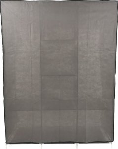 kontrast Solidna szafa tekstylna garderoba na ubrania 170cm szara 7