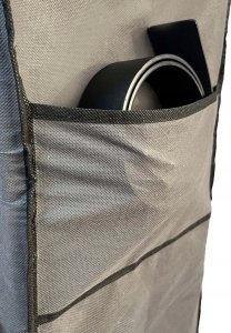 kontrast Solidna szafa tekstylna garderoba na obuwie ubrania 160cm szara 5