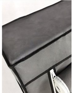 kontrast Solidna szafa tekstylna garderoba na obuwie ubrania 160cm szara 10