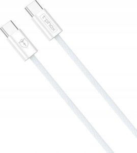 Kabel USB T-Phox USB-C - USB-C 1 m Biały 2