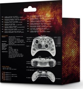 Kontroler Deltaco Belaidis permatomas DELTACO GAMING Nintendo Switch valdymo pultelis, RGB / 4222135 11