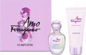 Salvatore Ferragamo Amo Ferragamo - Flowerful Set Salvatore Ferragamo: Amo Ferragamo Flowerful, Eau De Toilette, For Women, 50 ml + Amo Ferragamo Flowerful, Shimmer, Day & Night, Body Lotion, 100 ml For Women 1