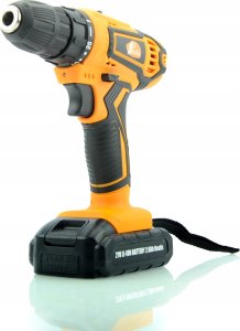 Wiertarko-wkrętarka Rosfix WIERTARKO WKRĘTARKA AKUMULATOROWA 21V 2AH POZIOMICA WIERTŁA METALU ROSFIX 2