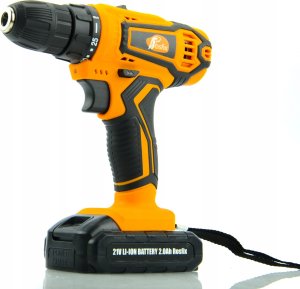 Wiertarko-wkrętarka Rosfix WIERTARKO WKRĘTARKA AKUMULATOROWA 21V 2AH POZIOMICA WIERTŁA METALU ROSFIX 6