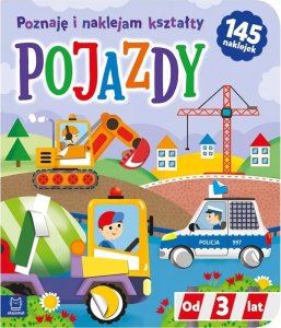 Książeczka Pojazdy. Poznaję i naklejam kształty od 3 lat 1