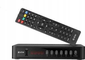 Tuner TV Estar TV priedelis STB eSTAR T2 618 HD Juodas 1