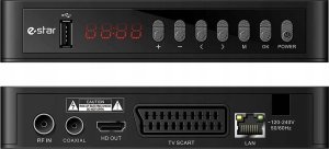 Tuner TV Estar TV priedelis STB eSTAR T2 618 HD Juodas 2