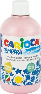 Carioca Farba tempera Carioca 500ml pastel różowa, RÓŻOWY PASTELOWY 1