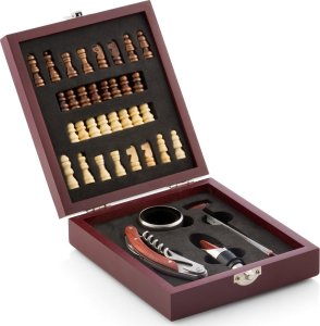 InnovaGoods Zestaw akcesoriów do wina i szachy InnovaGoods (37 części) 13