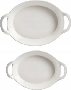 Vessia Naczynia do zapiekania z porcelany, zestaw 2 szt. 2